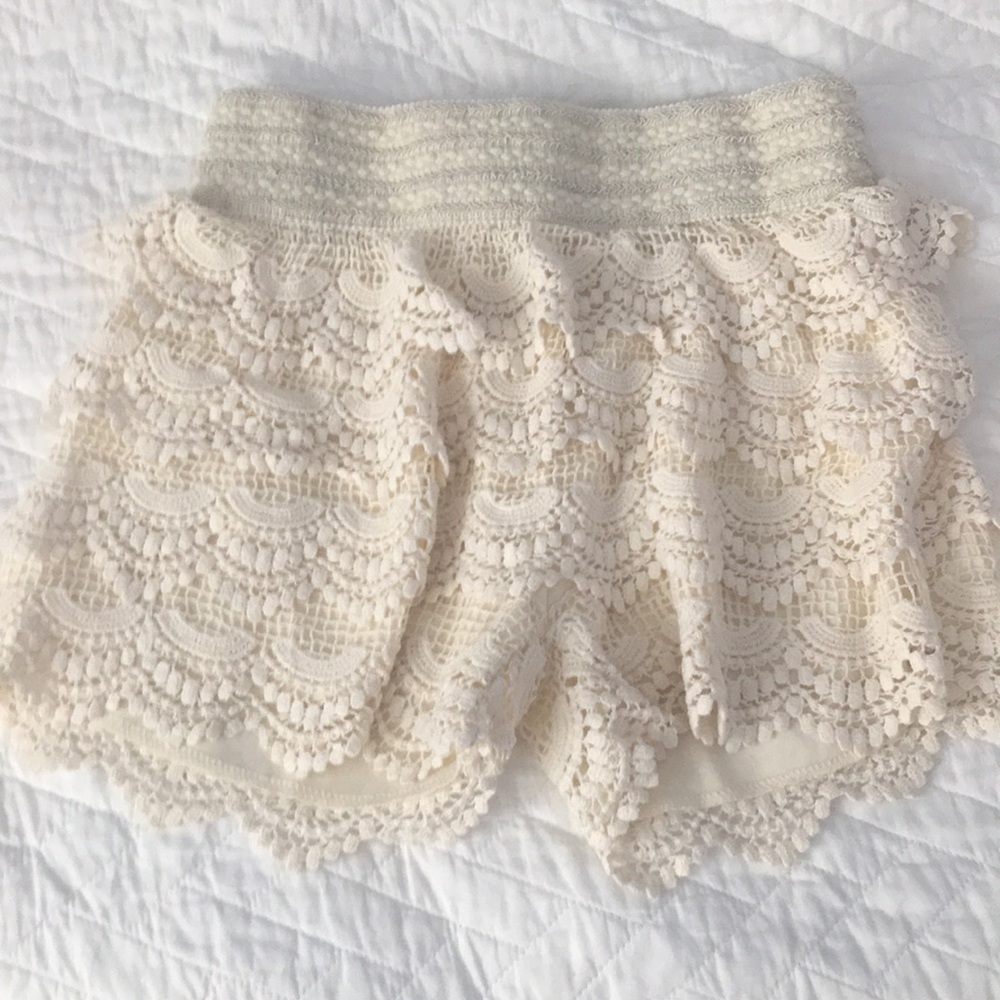 Cream Colored Shorts